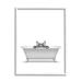 Stupell Industries Cat Peeking Bathroom Tub On Wood by Annalisa Latella Graphic Art Wood in Brown/White | 11 H x 14 W x 1.5 D in | Wayfair