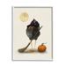 Stupell Industries Halloween Black Bird Witch Framed On Wood by Shanda Louis Graphic Art Wood in Black/Brown/Orange | 30 H x 24 W x 1.5 D in | Wayfair