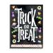 Stupell Industries Trick Or Treat Halloween Candy Framed On Wood by ND Art Graphic Art Wood in Black/Brown | 30 H x 24 W x 1.5 D in | Wayfair