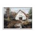 Stupell Industries Quiet Woodland Cabin Landscape Framed On Wood by Nina Blue Painting Wood in Brown/Gray/White | 11 H x 14 W x 1.5 D in | Wayfair