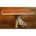 Loon Peak® Guisborough Log Stump Solid Wood Dining Table Wood in Brown/Gray/Red | 30 H x 72 W x 42 D in | Wayfair D51C497CF0534DFCB4E0EA37A9B32D98