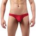 zuwimk Mens Underwear Briefs Supporters for Men Jock Strap Male Underwear Men s Thong Jockstrap Underwear Red XXL