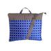 Lexi Home 60 X 72 Foldable Picnic Blanket Tote Bag Cotton Canvas in Blue/Brown | 0.25 H x 60 W x 72 D in | Wayfair LB6081-Blue