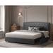 Red Barrel Studio® Joden Storage Bed Upholstered/Metal | 44 H x 64 W x 84 D in | Wayfair 9FC635C1AE4B4D0DA24ECB9B2C1938A0