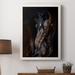 Gracie Oaks Galaz Sunlit Horses I - Single Picture Frame Print on Canvas Canvas, Solid Wood in Black/Brown | 37.5 H x 27.5 W x 1 D in | Wayfair