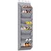 Rebrilliant Dancy 20 Pair Hanging Shoe Organizer Fabric in Gray | 63 H x 16.7 W x 9 D in | Wayfair BF20E2691E174969859B3E92FEACBBFD