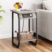 17 Stories Euree 21.8" tall Sled End Table Wood in Gray | 21.8 H x 11.8 W x 14.9 D in | Wayfair 8FB2205268C54830ADB5387A3080E595