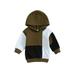 GXFC Toddler Baby Boys Girls Fall Hoodie Kids Boys Long Sleeve Contrast Color Sweatshirt Tops Children Boys Casual Autumn Pullovers 6M-4T