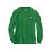 Carhartt Men's Loose Fit Heavyweight Long Sleeve Pocket T-Shirt, Olive Green Heather SKU - 552878