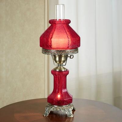 Isabel Table Lamp Red , Red