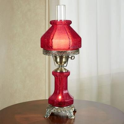 Isabel Table Lamp Red , Red