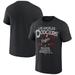 Men's Darius Rucker Collection by Fanatics Black Los Angeles Dodgers Beach Splatter T-Shirt