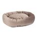 Plush Velvet Cuddler Calming Dog Bed, 43'' L X 32'' W X 9'' H, Brown, Large