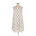 Old Navy Casual Dress - A-Line: Ivory Stars Dresses - Women's Size Medium Petite