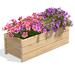 Greenes Fence Wood Planter Box Wood in Brown | 10 H x 32 W x 11 D in | Wayfair RCPB1132H3