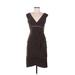 Alex Evenings Cocktail Dress: Brown Dresses - Women's Size 6