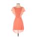 Free People Casual Dress - High/Low: Pink Dresses - Women's Size X-Small