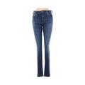 Adriano Goldschmied Jeans - Low Rise Skinny Leg Denim: Blue Bottoms - Women's Size 28 - Dark Wash