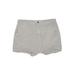 Bozzolo Khaki Shorts: Gray Print Bottoms - Women's Size 33 - Stonewash