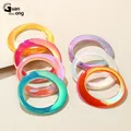 GuanLong-Bracelets fins en acrylique pour femmes bracelets gothiques punk bracelet à breloques