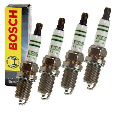 Bosch 4x Zündkerze FQR8DE für Mercedes-Benz Image