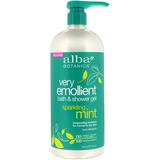 Alba Botanica Alba Botanica Very Emollient Bath and Shower Gel Sparkling Mint 32 oz