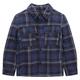 TOM TAILOR Jungen Kinder Overshirt mit Karo-Muster 1033344, Blau, 104-110