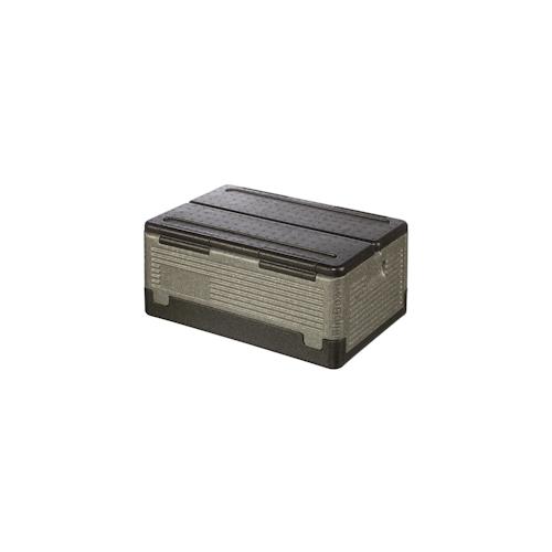 METRO Professional Thermobox GN1/1, EPP, 39 L, Toplader, faltbar, grau/ schwarz