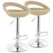 Rattan Barstool with Adjustable Base Set of 2