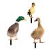 3Pcs Duck Animal Statue Stakes Garden Stakes Decorative Floor Decoration Ornaments Duck Garden Statue for Porch Patio Yard Art Sculpture