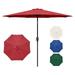 Skyland 9ft Patio Umbrella with Push Button Tilt and Crank Green