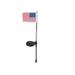 Wovilon Solar American Flag Light Independence Day Patriot Yard Light Home Garden Courtyard 4Th Of July Decor Power Led Outdoor Garden Path Landscape Lamp Decor Courtyard Lawn Lamp