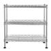 3-Tier UltraZinc Cabinet Organizer Wire Shelf Organizer Unit Shelving for Cabinets Bath Kitchen Countertop