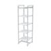 Pipeline Etagere Bookcase Gloss White Frame & White Shelves