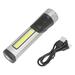 HElectQRIN Flashlight 7 Gears Rotatable Foldable Rechargeable High Brightness LED COB Work Light For Camping Repairing Waterproof LED COB Flashlight Car Repairing Flashlight