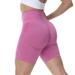 PEASKJP Women s Bike Shorts High Waisted Quick-Dry Running Compression Shorts Workout Yoga Shorts Pink S