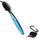 Golf Brush with Retractable Zip-line Carabiner Double-Sided Club Cleaning Brush Golf Club Groove Cleaner Brush for Golf golf club brush cleaner for iron golf club groove cleaner retractable golf brush