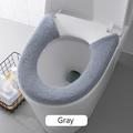Gerich Thickened Toilet Washable Soft Warmer Mat Cover Pad Cushion Cover Warm Bathroom