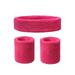 pxiakgy pants for women sweatband set 1 headband and 2 wristbands for sports & more hotpink + one size