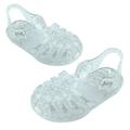 Clearance! SDJMa Princess Jelly Sandals Glitter Jelly Sandals Mary Dance Shoes Girls Flat Sandal Water Shoes for Kids Toddler