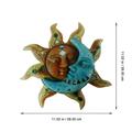 1pc Iron Sun Moon Wall Hanging Decor Indoor Outdoor Decoration Iron Craft