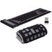 MesaSe Foldable Silicone Keyboard USB Wired Waterproof Rollup Keyboard for PC Notebook Laptop (Black+Grey)