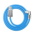 Usb3 Cable Extension 180Â° Rotating Fast Charge Cable USB Fast Charging USB To Type C Data Cable 120W Super Fast Charging Type C Silicone Fast Charging Cable Compatible With Heating Cable 3 Feet