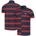 Men's 2023 U.S. Open G/FORE Navy/Red Offset Stripe Tech Pique Polo