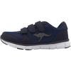 Sneaker KANGAROOS "K-BlueRun 701 B", Gr. 41, blau (navy), Textil, sportlich, Schuhe, mit Klettverschluss