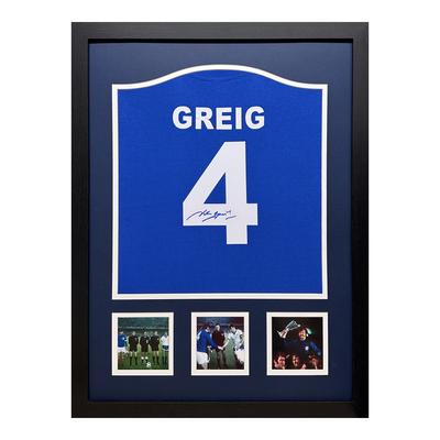 John Greig Signiertes Hemd - Gerahmt Image