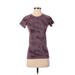 Athleta Active T-Shirt: Purple Activewear - Women's Size X-Small