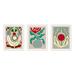 Birch Lane™ Magical Flowers. Set Of 3 Framed On Paper 3 Pieces by Andrea Stokes Print Paper in Green/Red/White | 25 H x 20 W x 1.25 D in | Wayfair