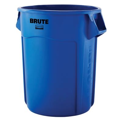 Rubbermaid 1779732 55 gal Multiple Material Recycle Bin - Indoor/Outdoor, 55 Gallon, Blue