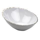 GET B-792-UM 24 oz Round Melamine Bowl, Urban Mill, Dishwasher Safe, Break-resistant, White